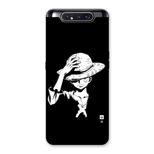 Anime One Piece Luffy Silhouette Back Case for Galaxy A80