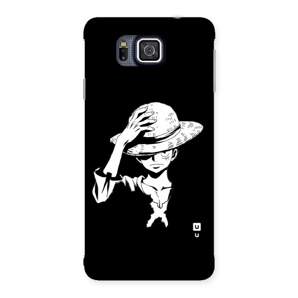 Anime One Piece Luffy Silhouette Back Case for Galaxy Alpha