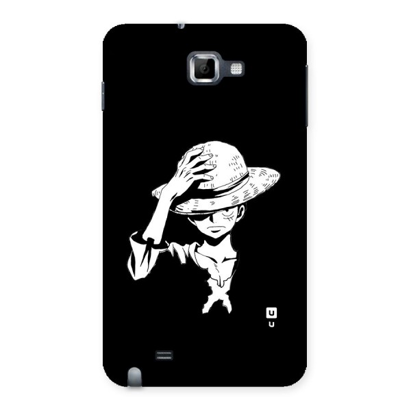 Anime One Piece Luffy Silhouette Back Case for Galaxy Note