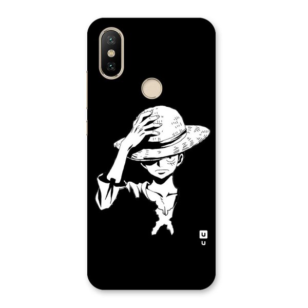 Anime One Piece Luffy Silhouette Back Case for Mi A2