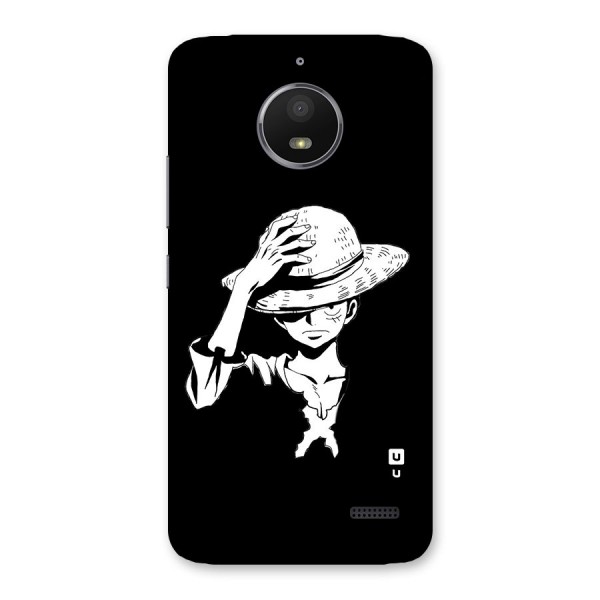 Anime One Piece Luffy Silhouette Back Case for Moto E4