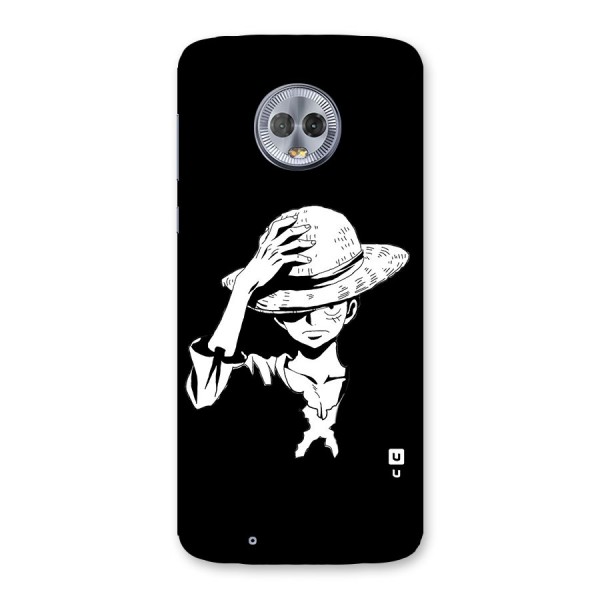 Anime One Piece Luffy Silhouette Back Case for Moto G6