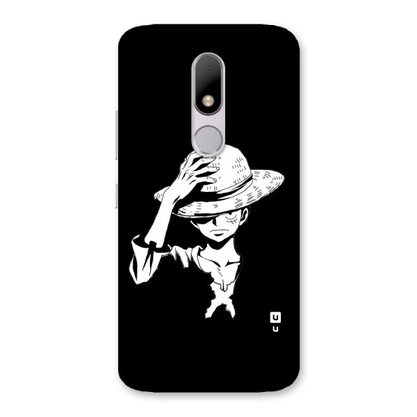 Anime One Piece Luffy Silhouette Back Case for Moto M