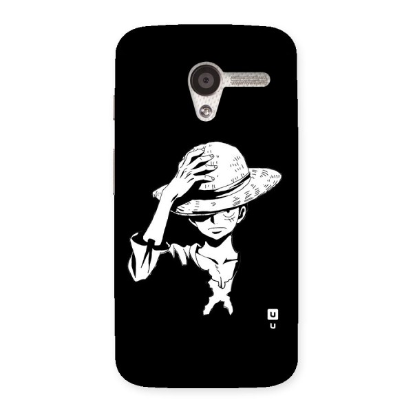 Anime One Piece Luffy Silhouette Back Case for Moto X