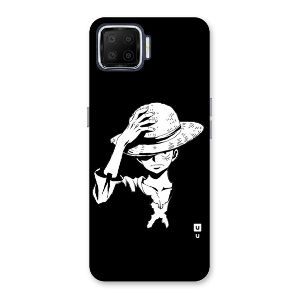 Anime One Piece Luffy Silhouette Back Case for Oppo F17