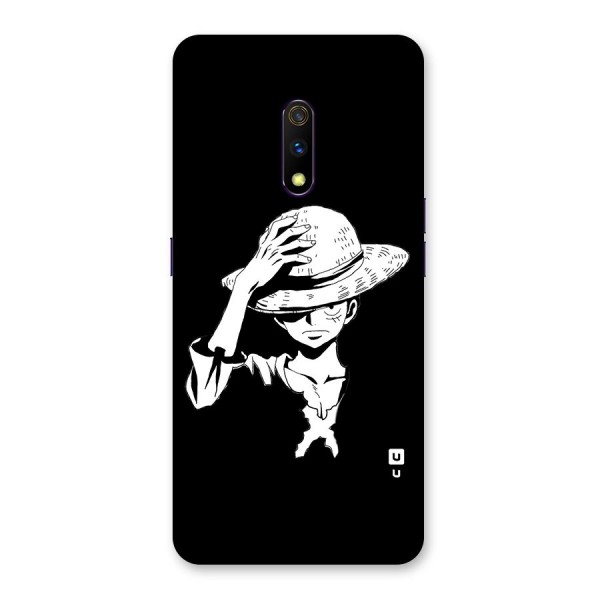 Anime One Piece Luffy Silhouette Back Case for Realme X