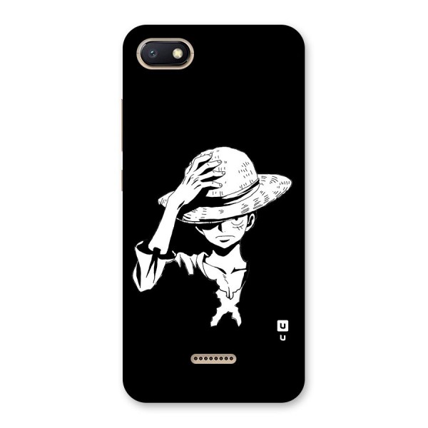 Anime One Piece Luffy Silhouette Back Case for Redmi 6A