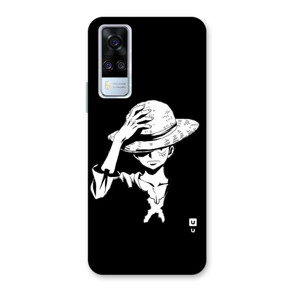 Anime One Piece Luffy Silhouette Back Case for Vivo Y51