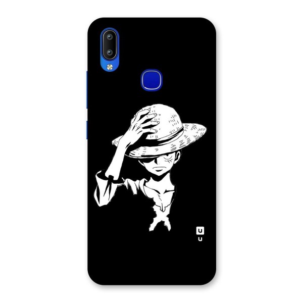 Anime One Piece Luffy Silhouette Back Case for Vivo Y91