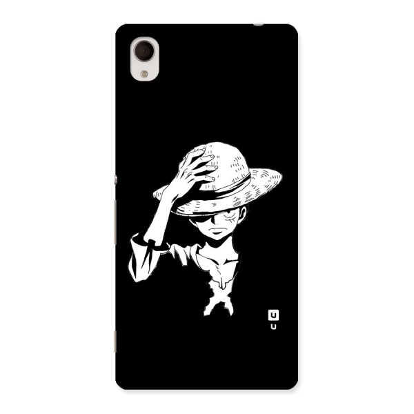 Anime One Piece Luffy Silhouette Back Case for Xperia M4