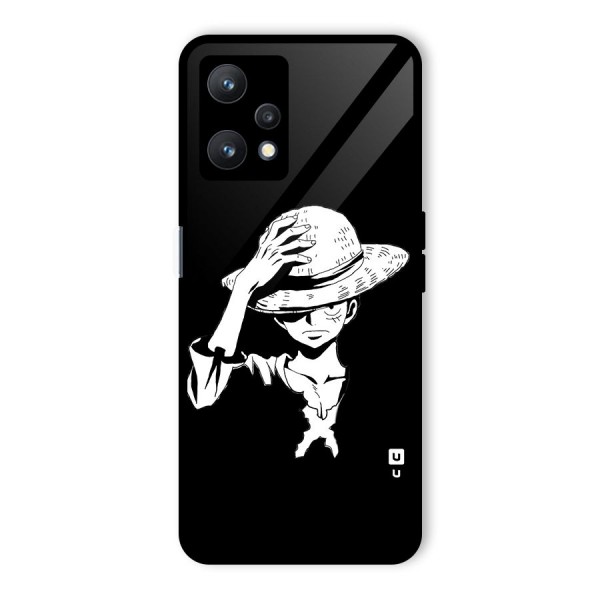 Anime One Piece Luffy Silhouette Glass Back Case for Realme 9 Pro 5G