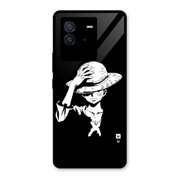 Anime One Piece Luffy Silhouette Glass Back Case for Vivo iQOO Neo 6 5G