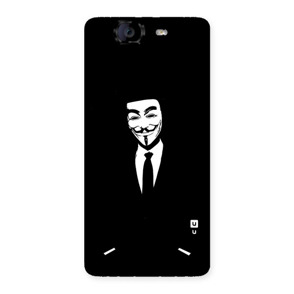 Anonymous Cool Gentleman Back Case for Canvas Knight A350