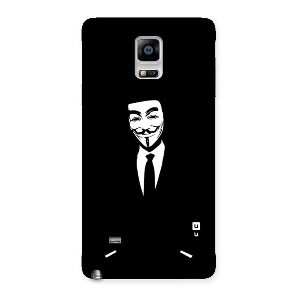 Anonymous Cool Gentleman Back Case for Galaxy Note 4