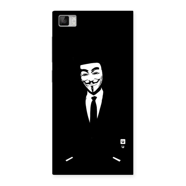 Anonymous Cool Gentleman Back Case for Mi3