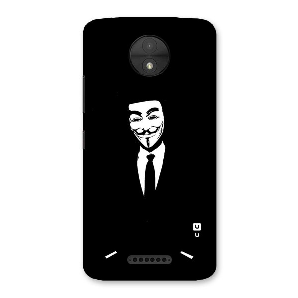 Anonymous Cool Gentleman Back Case for Moto C