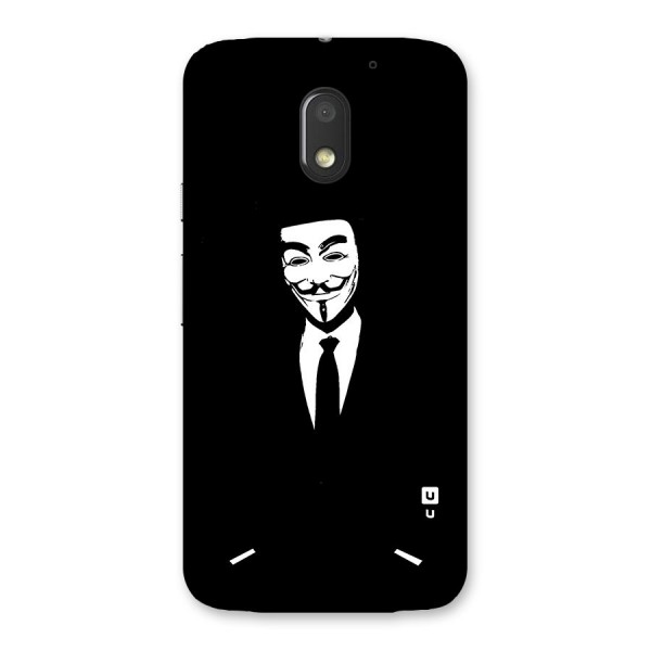 Anonymous Cool Gentleman Back Case for Moto E3 Power