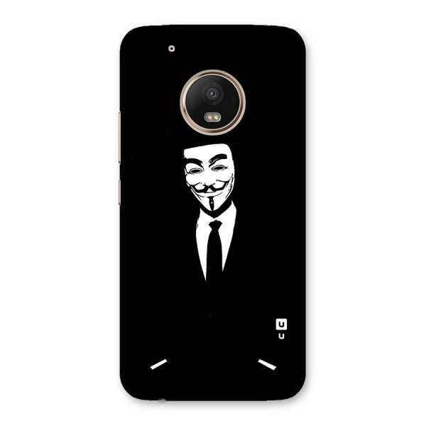 Anonymous Cool Gentleman Back Case for Moto G5 Plus