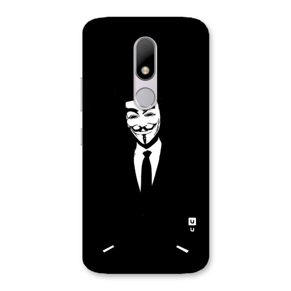 Anonymous Cool Gentleman Back Case for Moto M