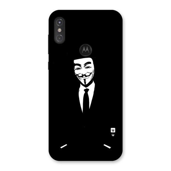 Anonymous Cool Gentleman Back Case for Motorola One Power