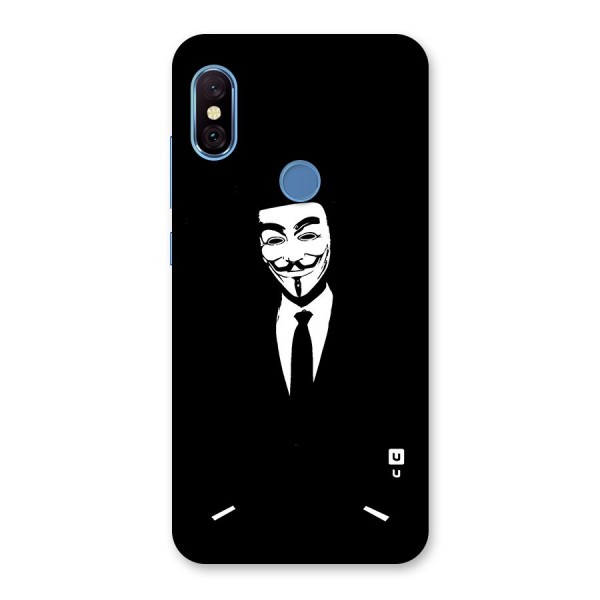 Anonymous Cool Gentleman Back Case for Redmi Note 6 Pro