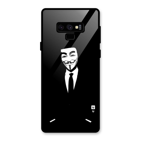 Anonymous Cool Gentleman Glass Back Case for Galaxy Note 9