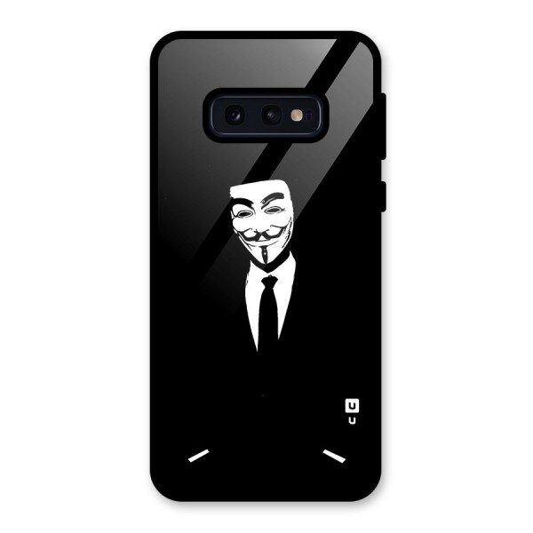 Anonymous Cool Gentleman Glass Back Case for Galaxy S10e