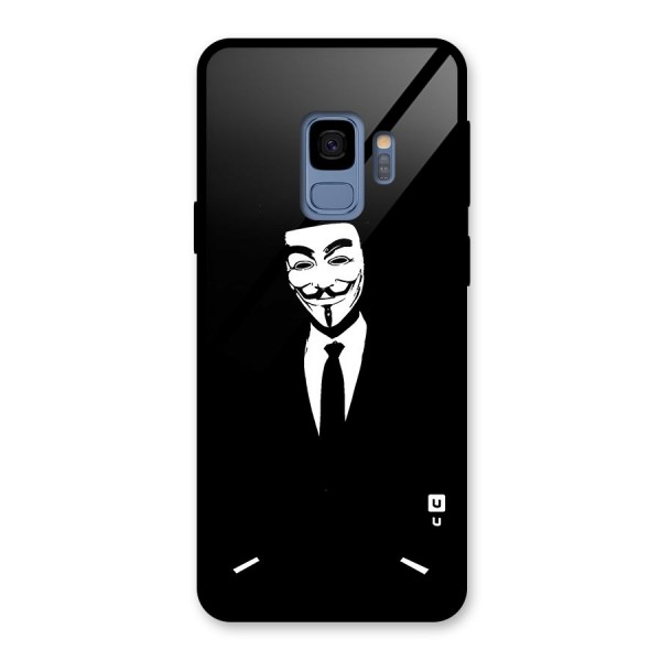 Anonymous Cool Gentleman Glass Back Case for Galaxy S9