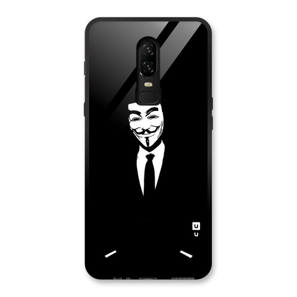 Anonymous Cool Gentleman Glass Back Case for OnePlus 6