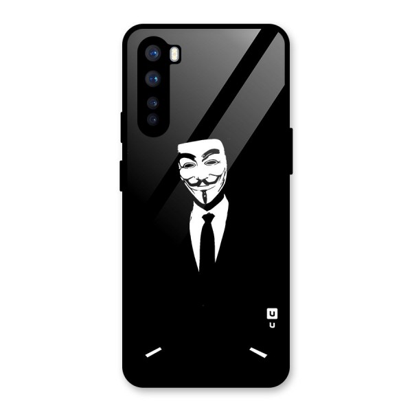 Anonymous Cool Gentleman Glass Back Case for OnePlus Nord