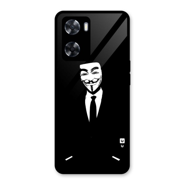 Anonymous Cool Gentleman Glass Back Case for Oppo A57 2022