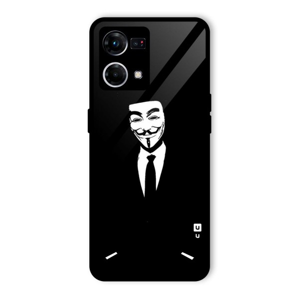 Anonymous Cool Gentleman Glass Back Case for Oppo F21 Pro 4G