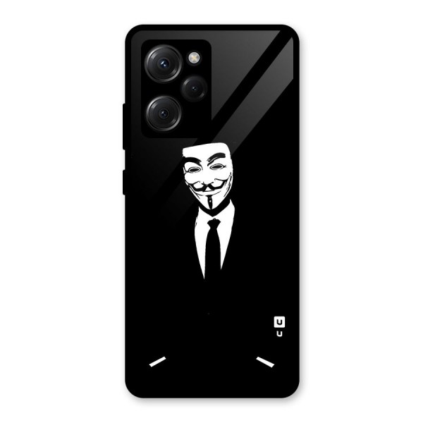 Anonymous Cool Gentleman Glass Back Case for Poco X5 Pro