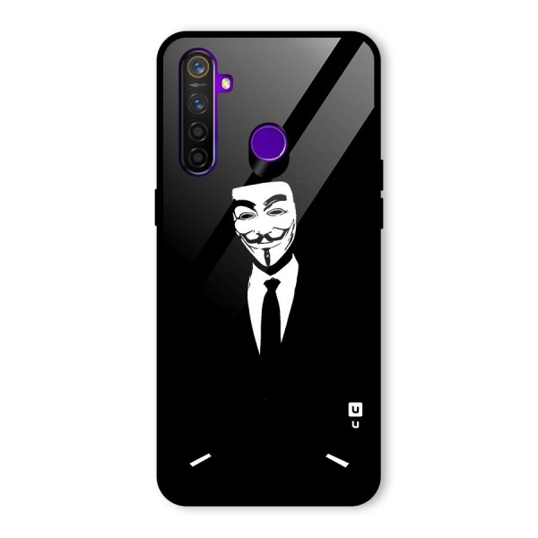 Anonymous Cool Gentleman Glass Back Case for Realme 5 Pro