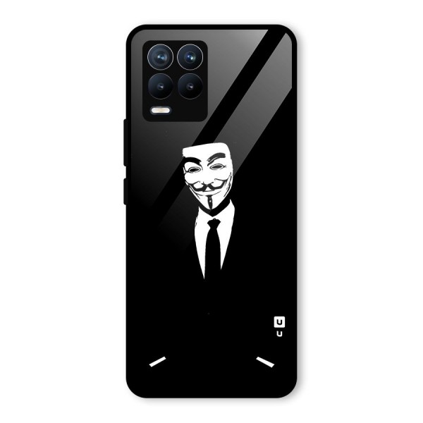 Anonymous Cool Gentleman Glass Back Case for Realme 8