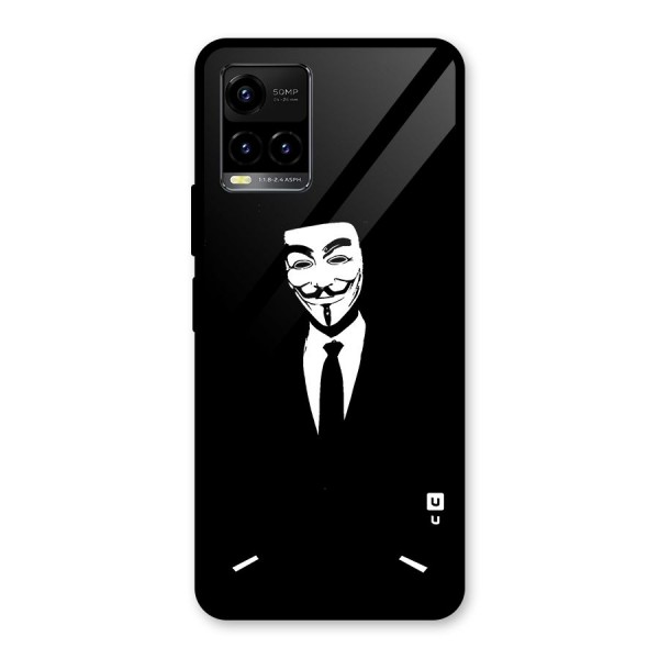 Anonymous Cool Gentleman Glass Back Case for Vivo Y21A