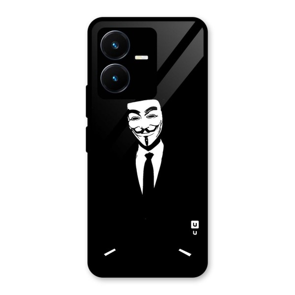 Anonymous Cool Gentleman Glass Back Case for Vivo Y22