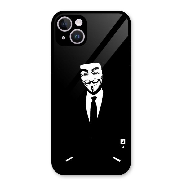 Anonymous Cool Gentleman Glass Back Case for iPhone 14 Plus