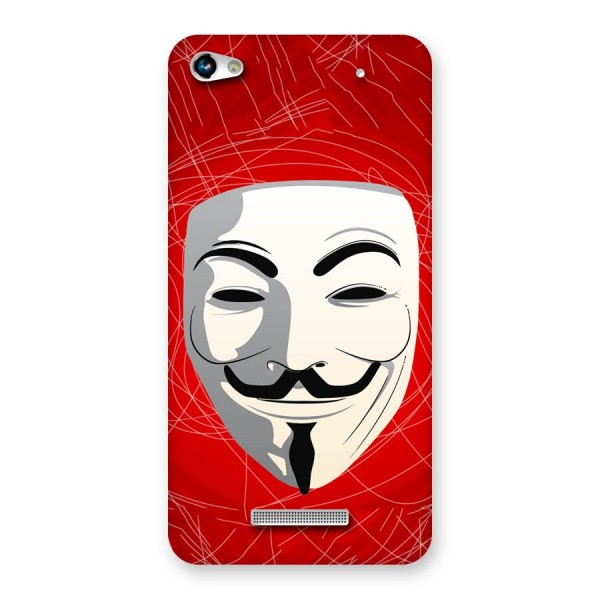 Anonymous Mask Abstract Back Case for Micromax Hue 2