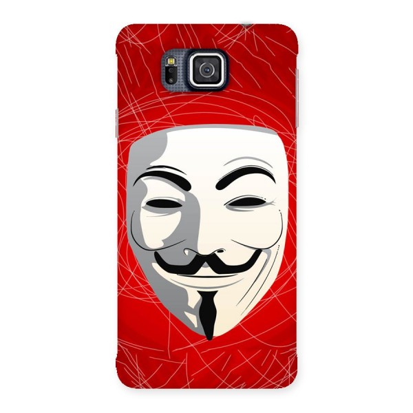 Anonymous Mask Abstract  Back Case for Galaxy Alpha