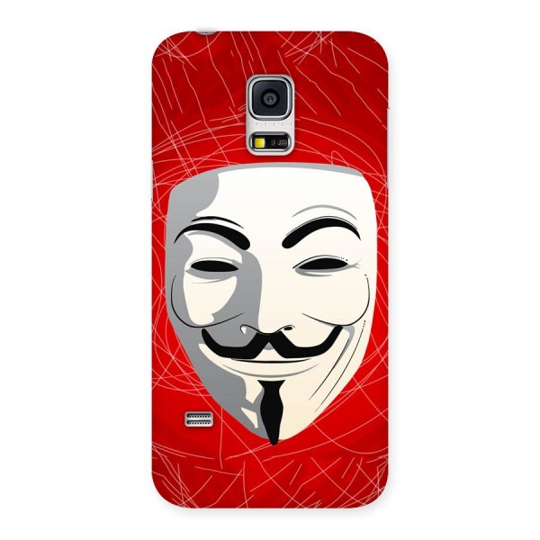 Anonymous Mask Abstract  Back Case for Galaxy S5 Mini