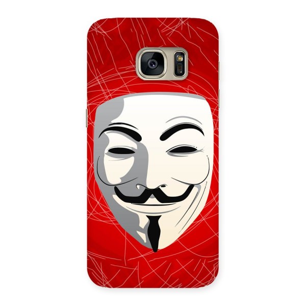 Anonymous Mask Abstract  Back Case for Galaxy S7