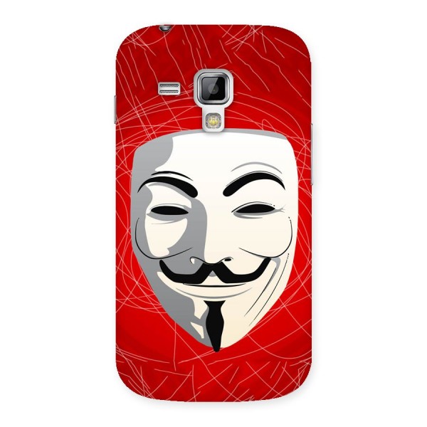 Anonymous Mask Abstract  Back Case for Galaxy S Duos