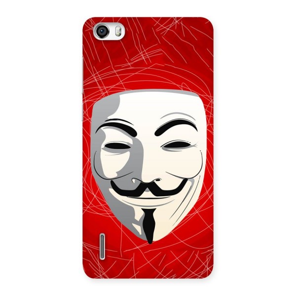 Anonymous Mask Abstract  Back Case for Honor 6