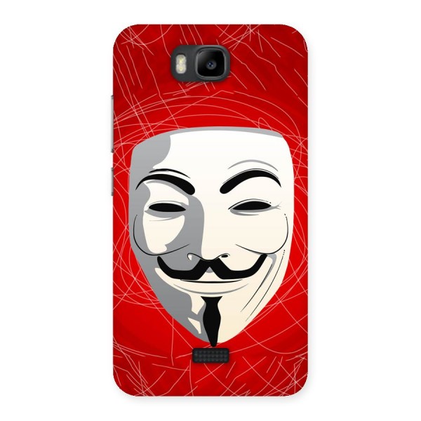 Anonymous Mask Abstract  Back Case for Honor Bee