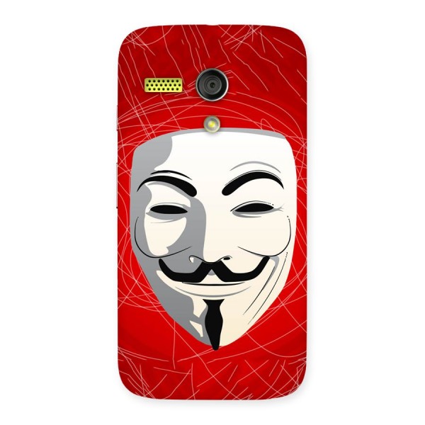 Anonymous Mask Abstract  Back Case for Moto G