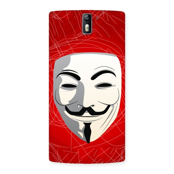 Anonymous Mask Abstract  Back Case for One Plus One