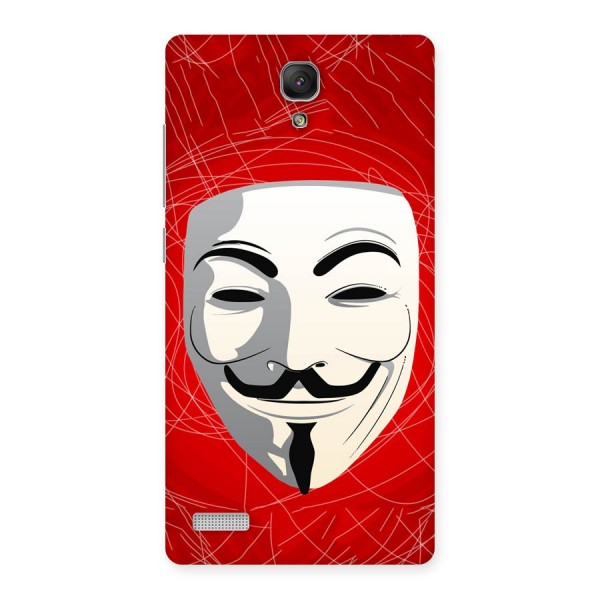 Anonymous Mask Abstract  Back Case for Redmi Note