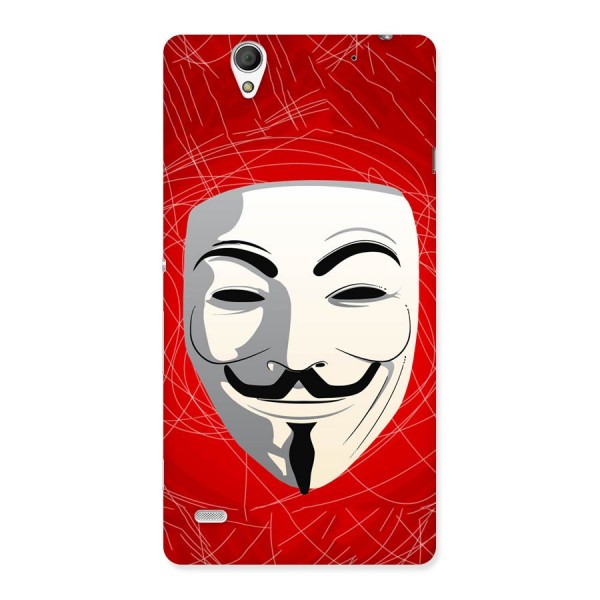 Anonymous Mask Abstract  Back Case for Sony Xperia C4