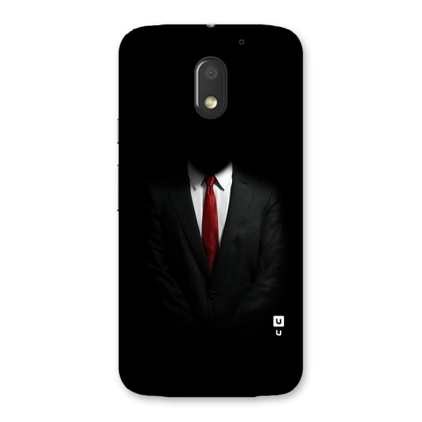 Anonymous Suit Back Case for Moto E3 Power